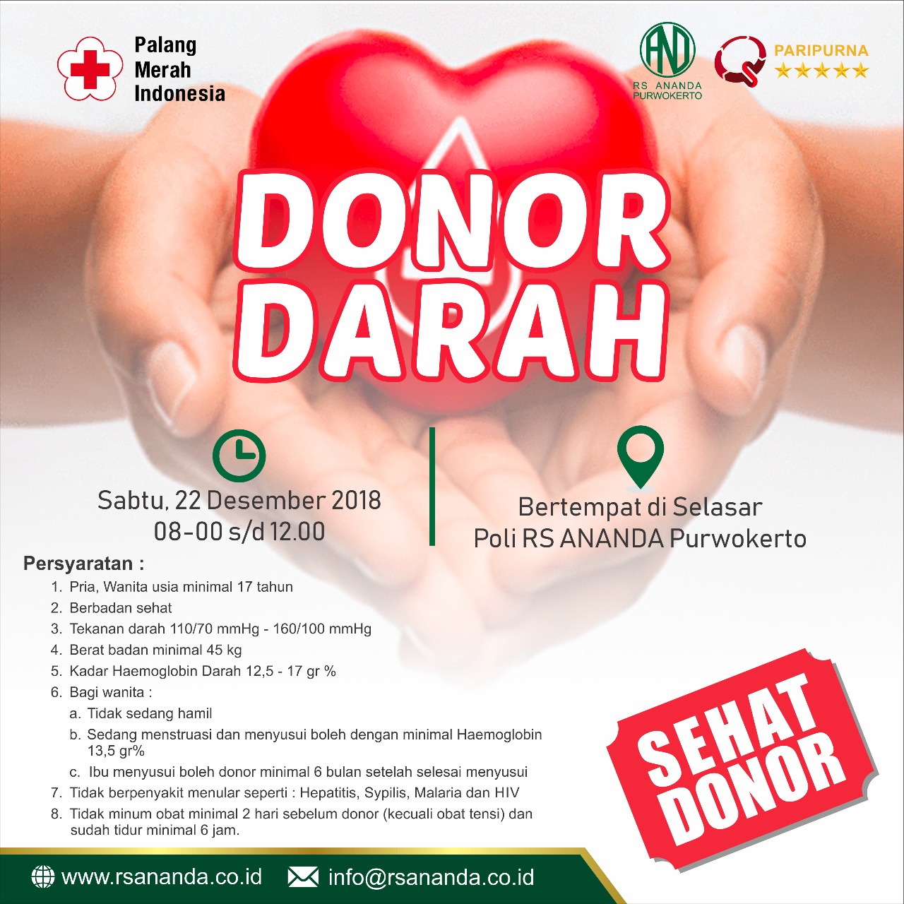 donor darah - rs ananda purwokerto DONOR DARAH &#8211; RS ANANDA PURWOKERTO IMG 20181219 WA0004
